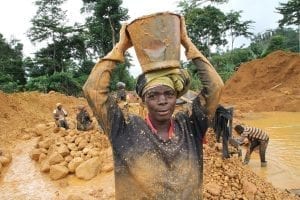 Artisanal gold miner, Ghana